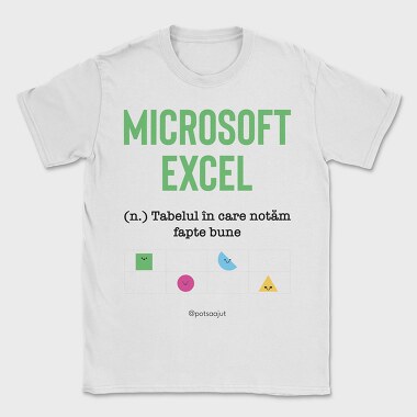 Excel, Tricou Barbati (Unisex)
