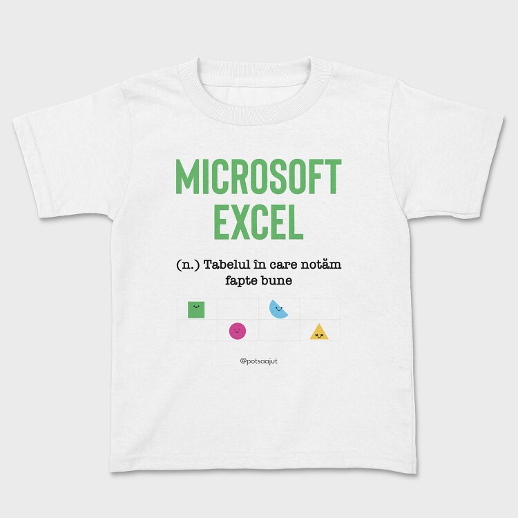 Excel, Tricou Copii
