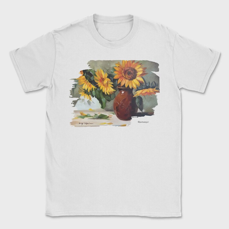 Floarea Soarelui, Tricou Barbati (Unisex)