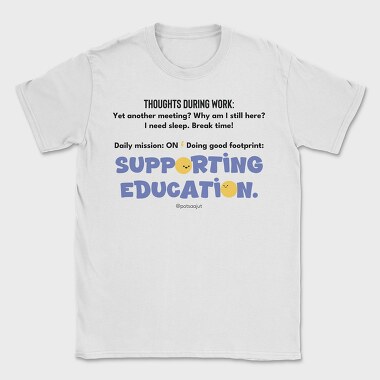 Supporting Education, Tricou Barbati (Unisex)