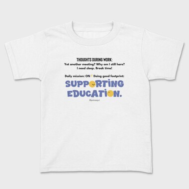Supporting Education, Tricou Copii