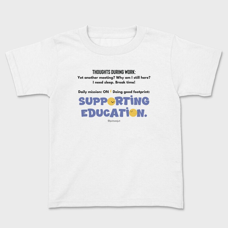 Supporting Education, Tricou Copii