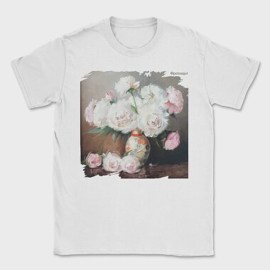Bujori, Tricou Barbati (Unisex)