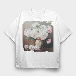 Bujori, Tricou Oversize Barbati (Unisex)