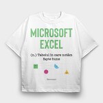Excel, Tricou Oversize Barbati (Unisex)