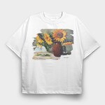 Floarea Soarelui, Tricou Oversize Barbati (Unisex)