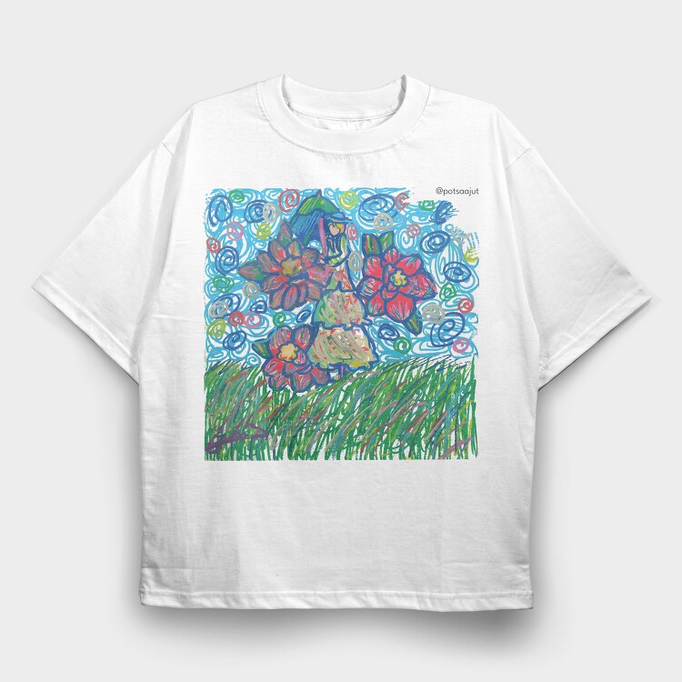 Inocență, Tricou Oversize Barbati (Unisex)