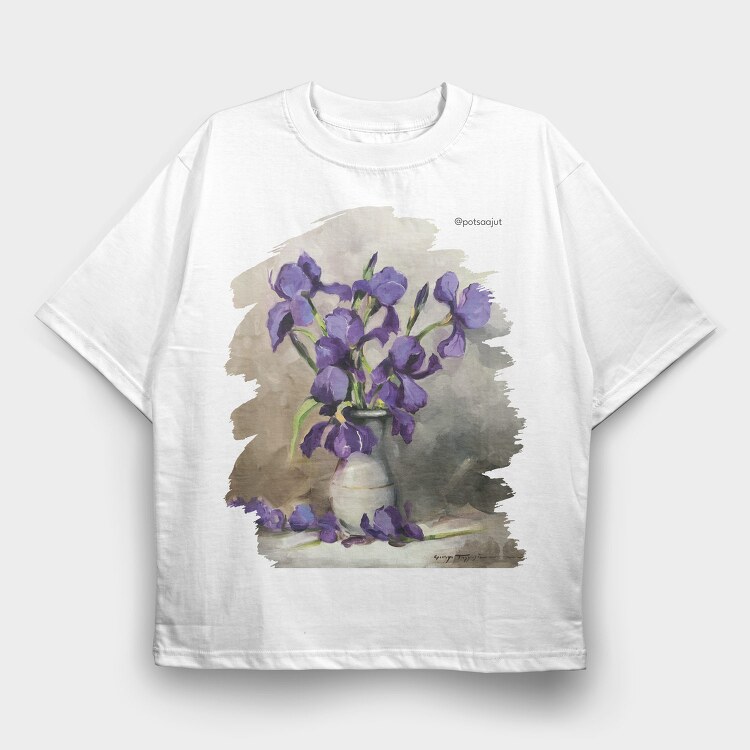 Iriși, Tricou Oversize Barbati (Unisex)