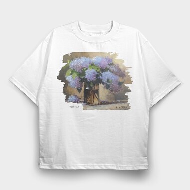 Liliac, Tricou Oversize Barbati (Unisex)
