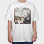 Bujori, Tricou Oversize Barbati (Unisex)