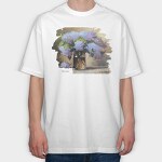 Liliac, Tricou Oversize Barbati (Unisex)