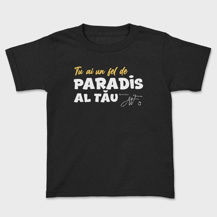 Paradis Alb Galben, Tricou Copii